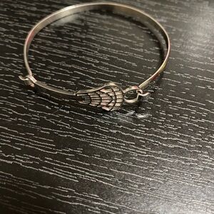Lacrosse Stick Stainless Steel Bracelet